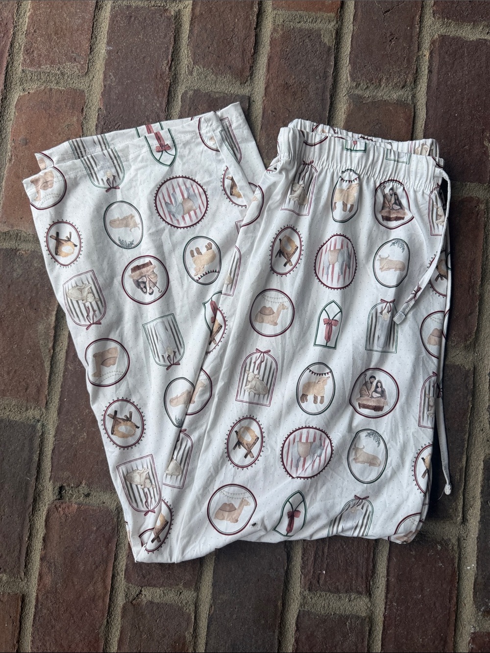 American Farm Company Nativity Christmas pajama pants 3X